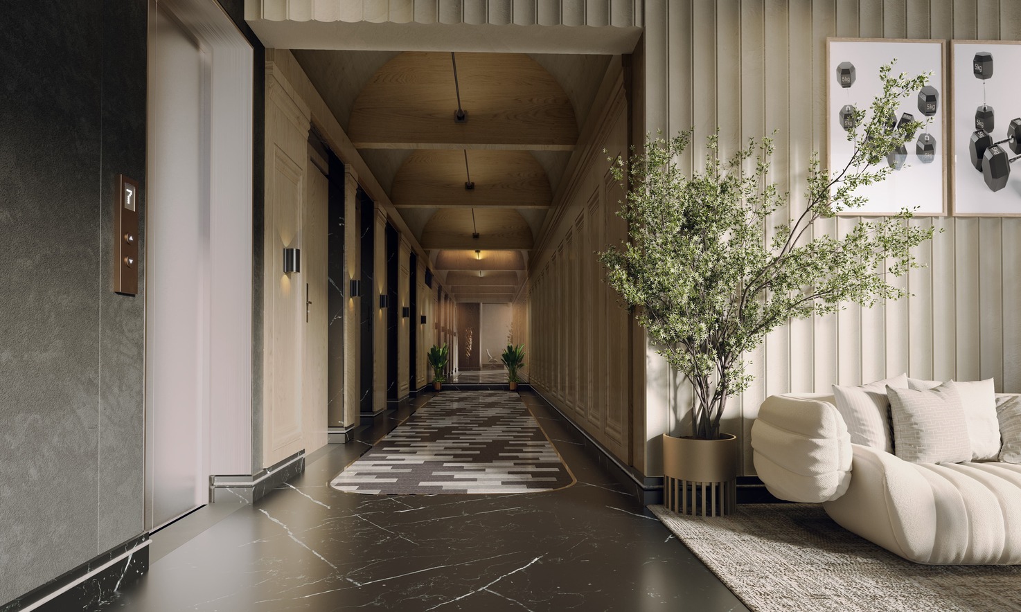 Reception Corridor